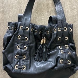 100% Genuine Leather MICHAEL KORS Purse with satchels and grommets